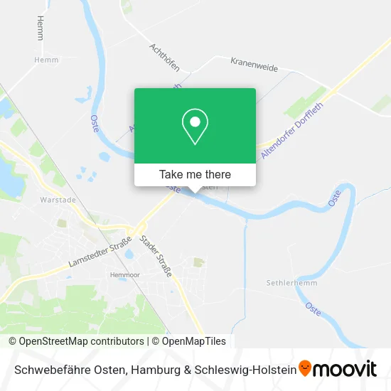 Карта Schwebefähre Osten