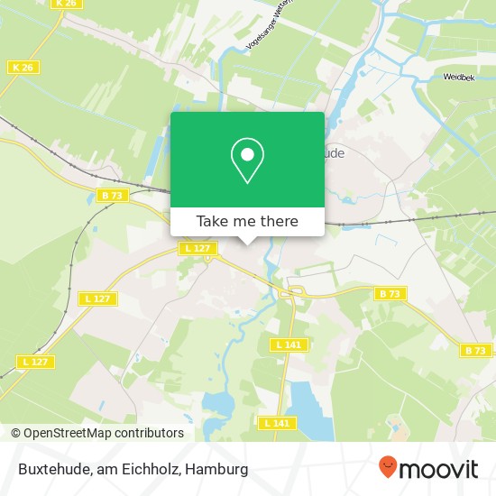 Карта Buxtehude, am Eichholz