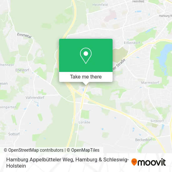 Карта Hamburg Appelbütteler Weg