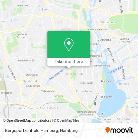 Bergsportzentrale Hamburg map