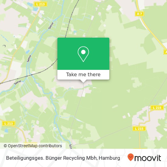 Beteiligungsges. Bünger Recycling Mbh map