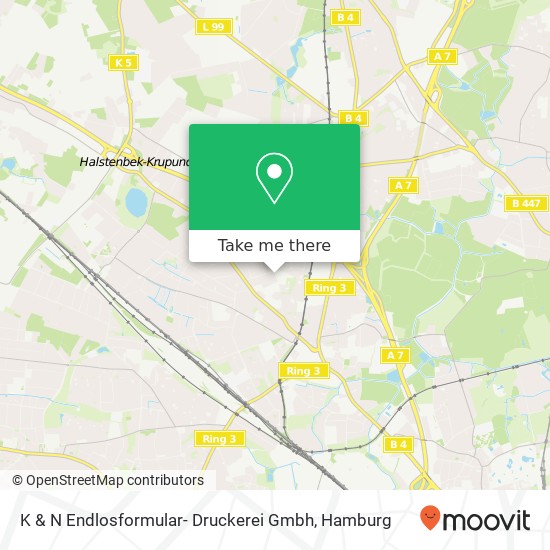 K & N Endlosformular- Druckerei Gmbh map