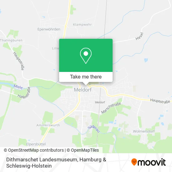 Карта Dithmarschet Landesmuseum
