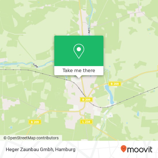 Карта Heger Zaunbau Gmbh
