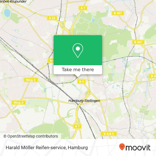 Harald Möller Reifen-service map