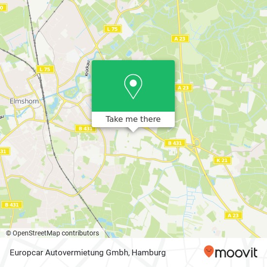 Карта Europcar Autovermietung Gmbh