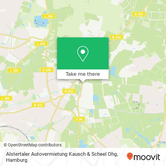 Alstertaler Autovermietung Kausch & Scheel Ohg map