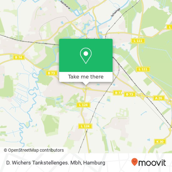 D. Wichers Tankstellenges. Mbh map