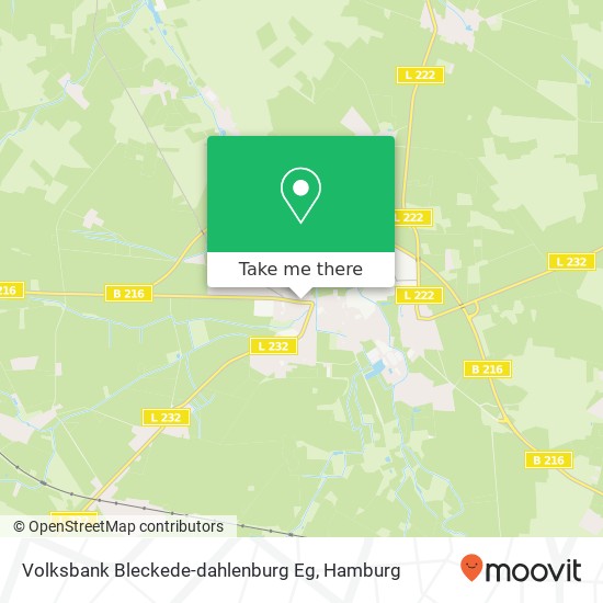 Volksbank Bleckede-dahlenburg Eg map