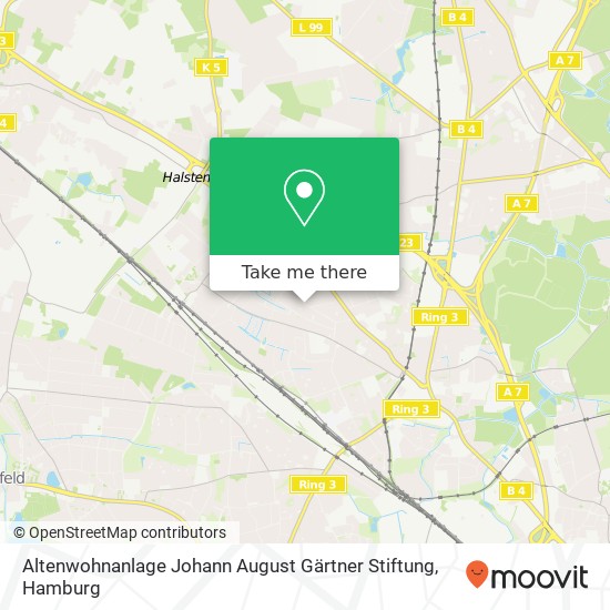 Altenwohnanlage Johann August Gärtner Stiftung map