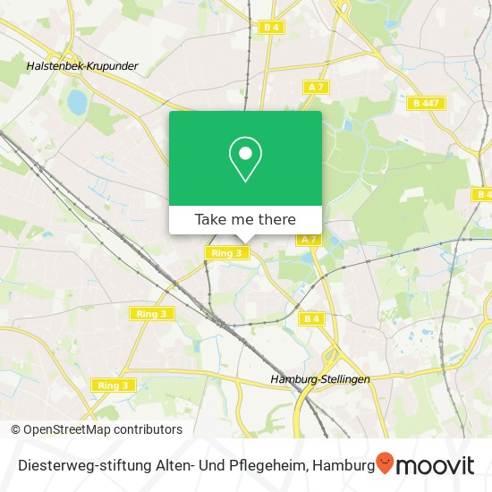 Карта Diesterweg-stiftung Alten- Und Pflegeheim