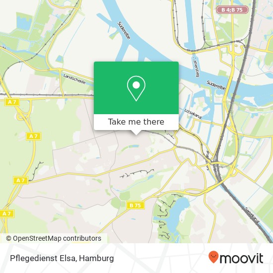 Pflegedienst Elsa map