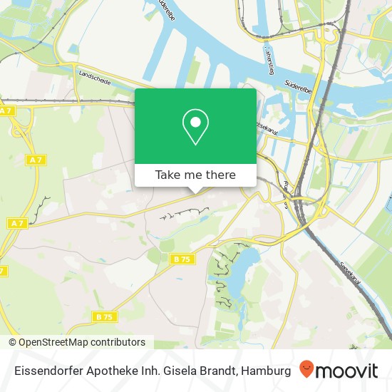 Карта Eissendorfer Apotheke Inh. Gisela Brandt