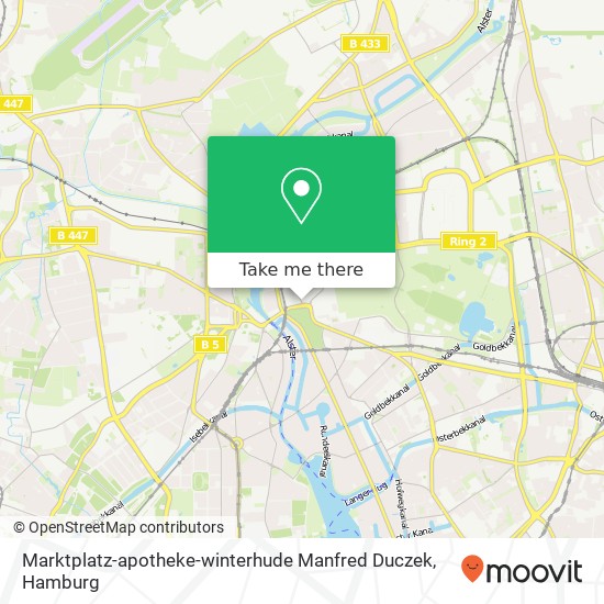 Marktplatz-apotheke-winterhude Manfred Duczek map