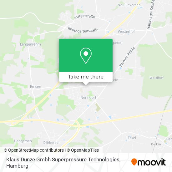 Klaus Dunze Gmbh Superpressure Technologies map