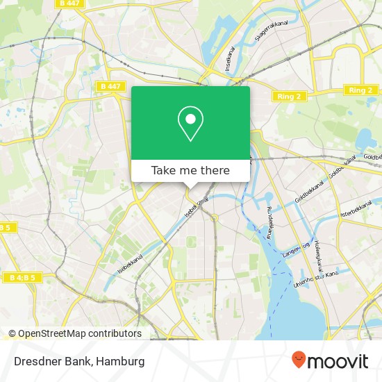 Dresdner Bank map