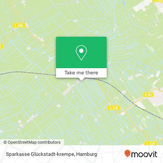 Sparkasse Glückstadt-krempe map