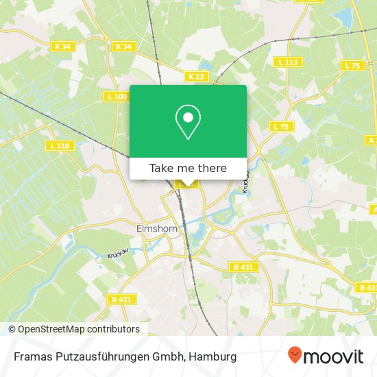 Карта Framas Putzausführungen Gmbh