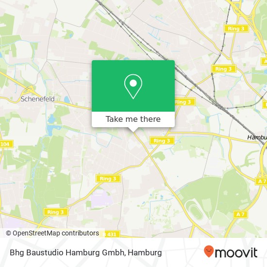 Bhg Baustudio Hamburg Gmbh map