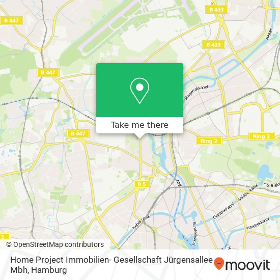 Home Project Immobilien- Gesellschaft Jürgensallee Mbh map