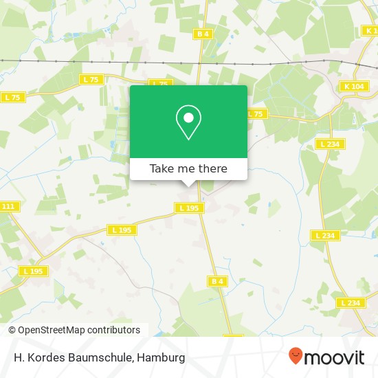 Карта H. Kordes Baumschule