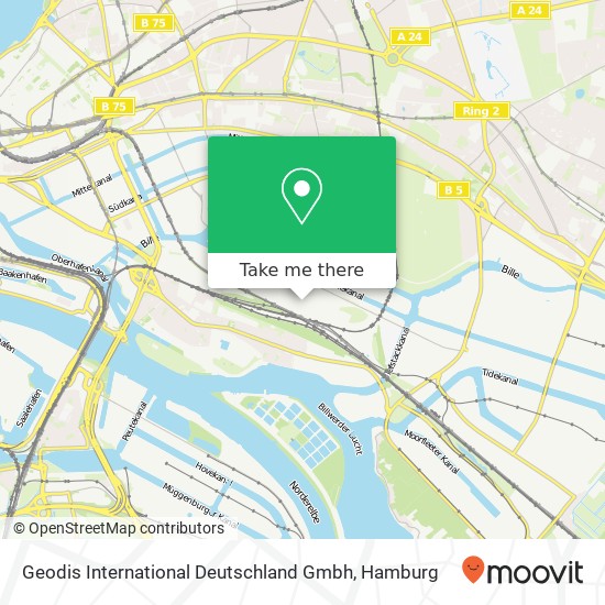 Карта Geodis International Deutschland Gmbh