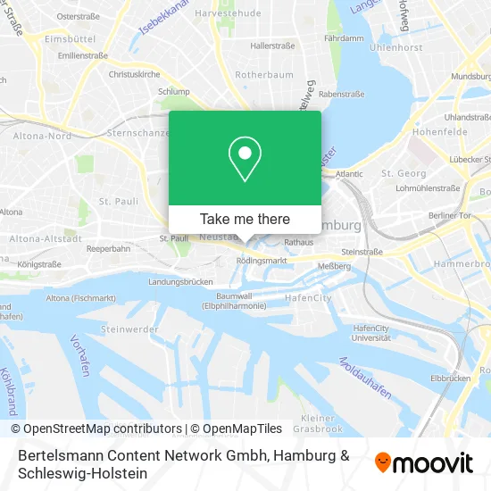 Карта Bertelsmann Content Network Gmbh