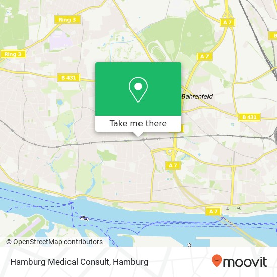 Hamburg Medical Consult map