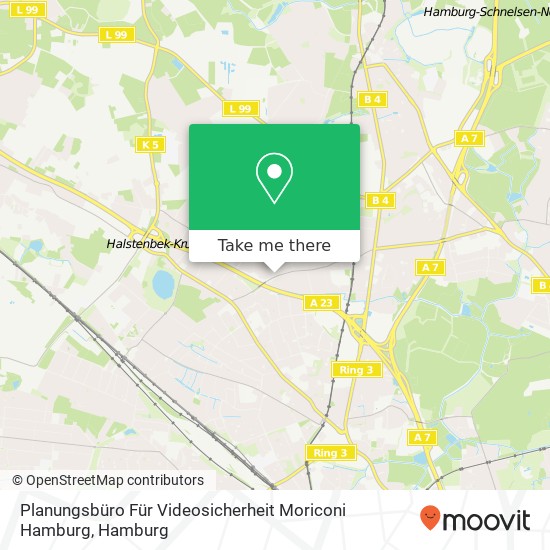 Карта Planungsbüro Für Videosicherheit Moriconi Hamburg