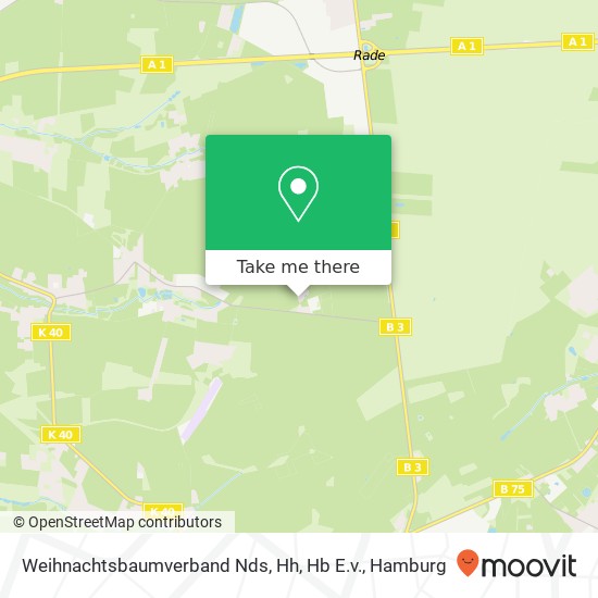 Weihnachtsbaumverband Nds, Hh, Hb E.v. map