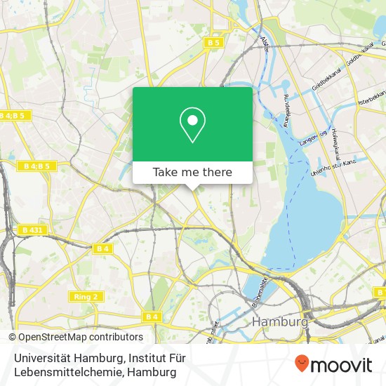 Universität Hamburg, Institut Für Lebensmittelchemie map