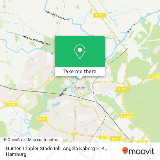 Карта Günter Trippler Stade Inh. Angela Kaberg E. K.