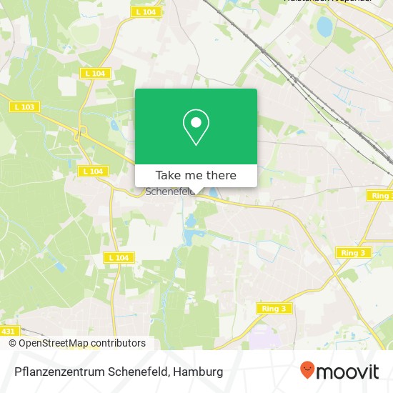 Pflanzenzentrum Schenefeld map