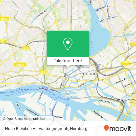 Hohe Bleichen Verwaltungs-gmbh map