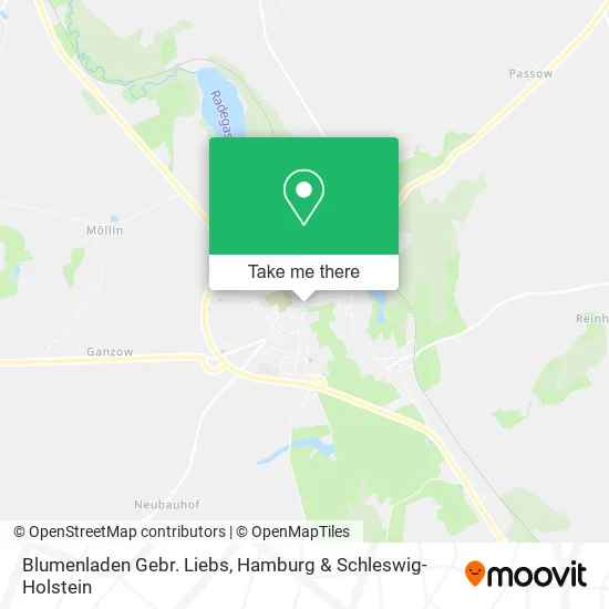 Карта Blumenladen Gebr. Liebs