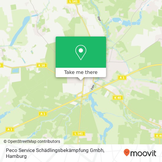 Peco Service Schädlingsbekämpfung Gmbh map