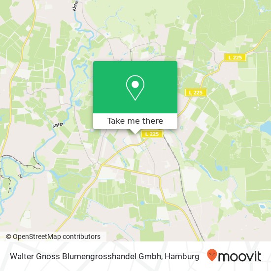 Walter Gnoss Blumengrosshandel Gmbh map