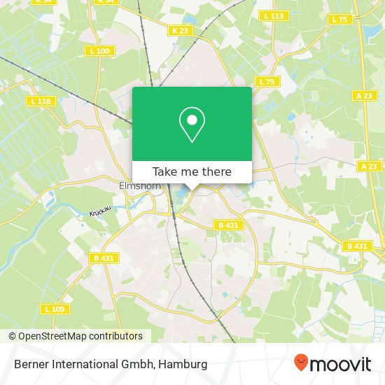 Berner International Gmbh map