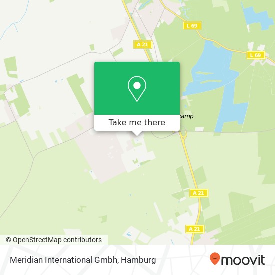 Meridian International Gmbh map