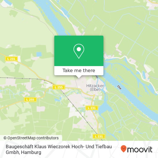 Карта Baugeschäft Klaus Wieczorek Hoch- Und Tiefbau Gmbh