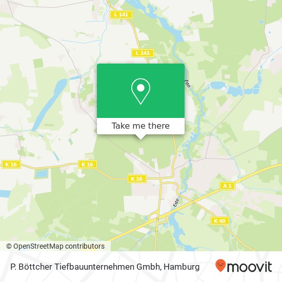 P. Böttcher Tiefbauunternehmen Gmbh map