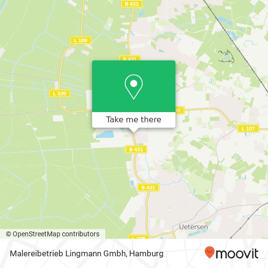 Malereibetrieb Lingmann Gmbh map