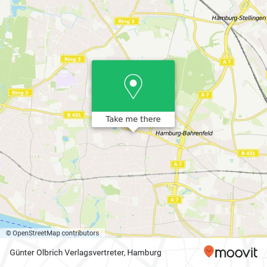 Günter Olbrich Verlagsvertreter map