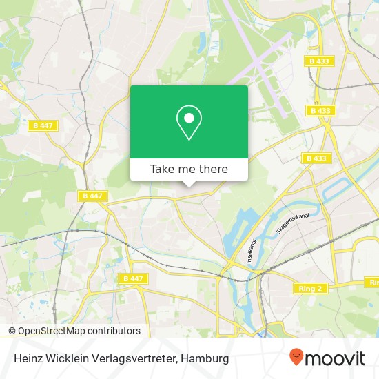 Heinz Wicklein Verlagsvertreter map