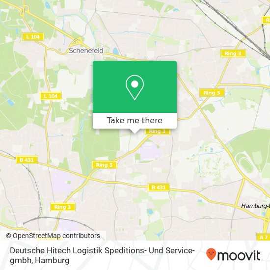 Deutsche Hitech Logistik Speditions- Und Service-gmbh map