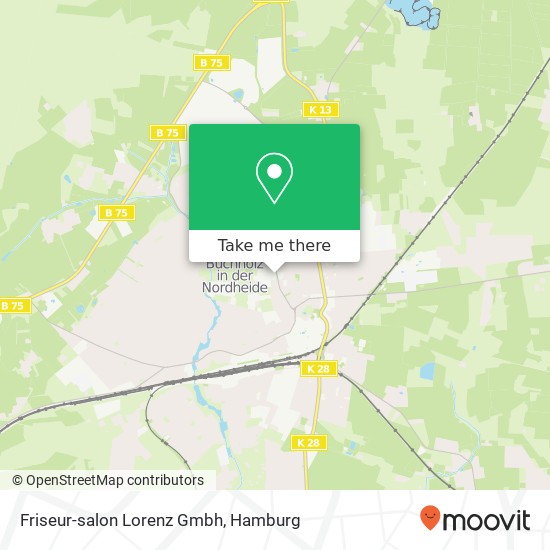 Friseur-salon Lorenz Gmbh map