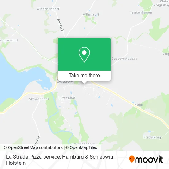 Карта La Strada Pizza-service