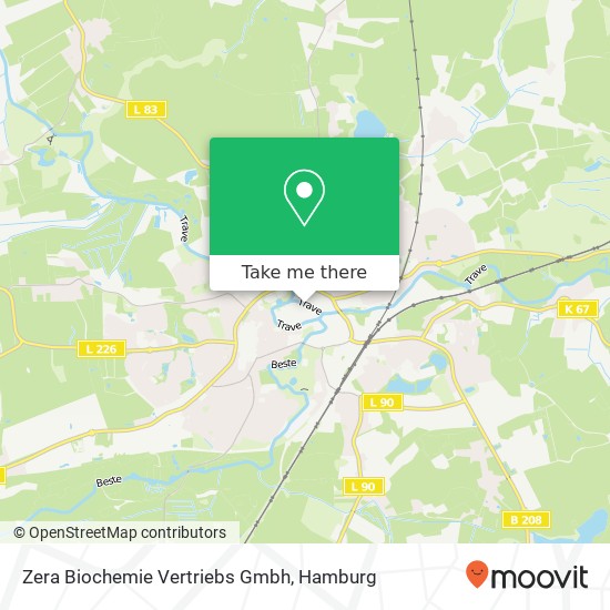 Zera Biochemie Vertriebs Gmbh map