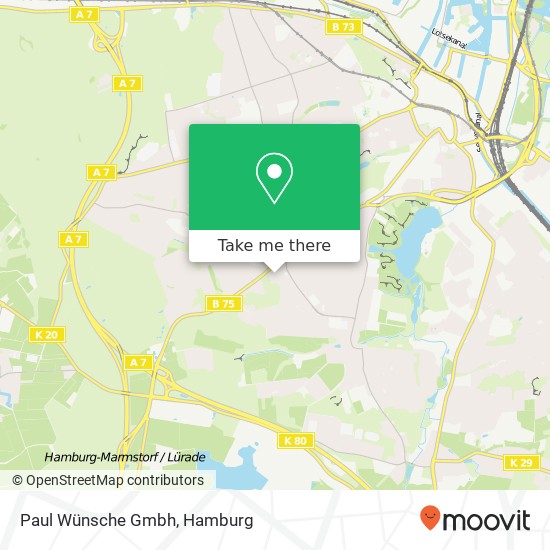 Paul Wünsche Gmbh map