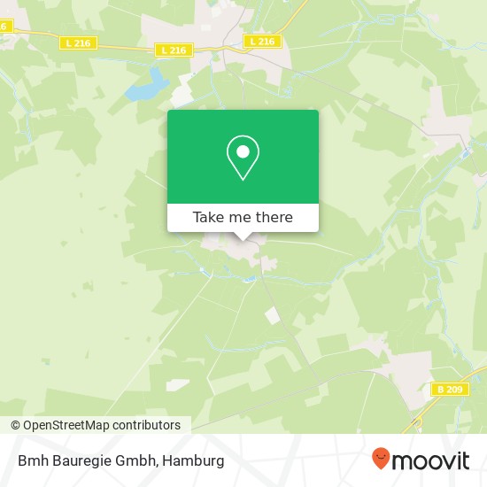 Bmh Bauregie Gmbh map